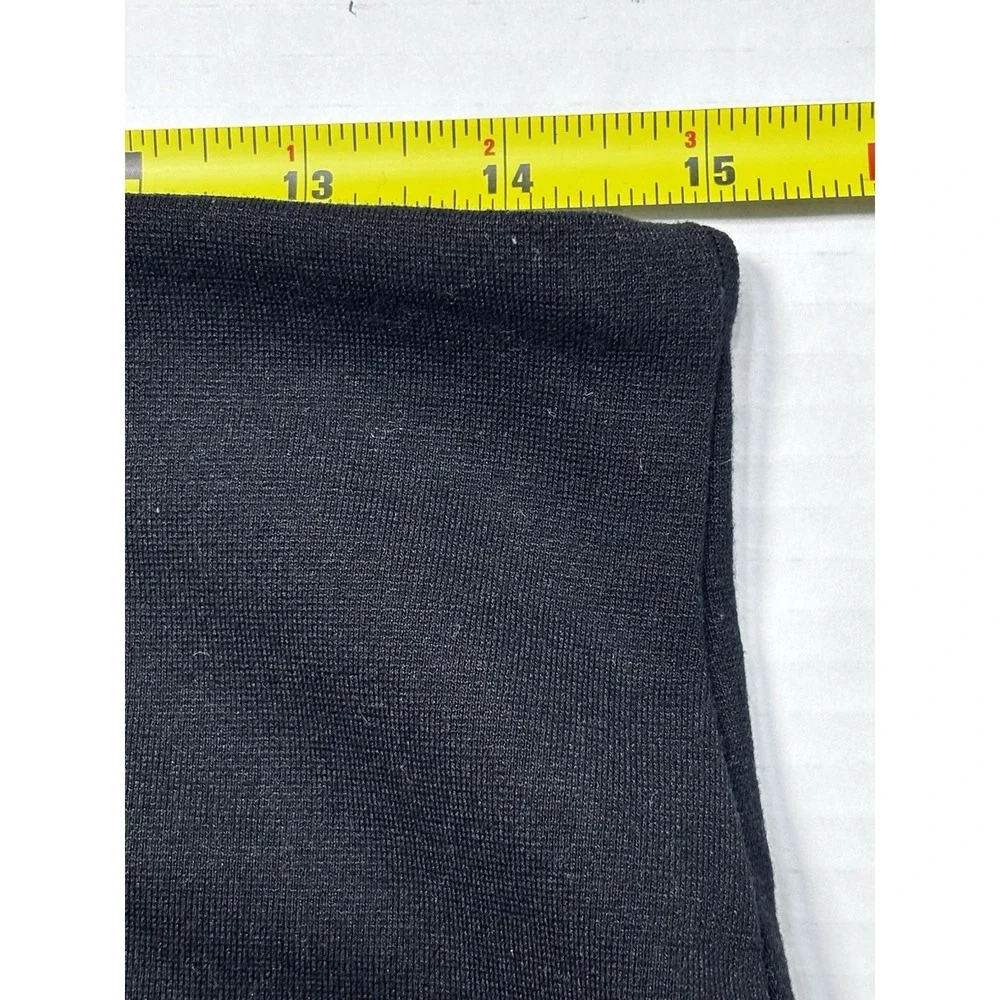 Spanx Faux Leather Moto Leggings Womens XL Black Pull On Shaping